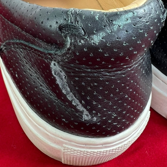 Greats Brooklyn Women's Wooster Perforated Leather Slip On Loafers Sneakers, 7 - Picture 6 of 12